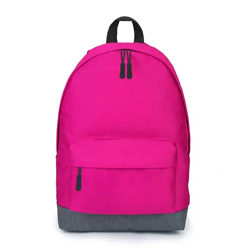 Classic Two-Tone Backpack with Spacious Design